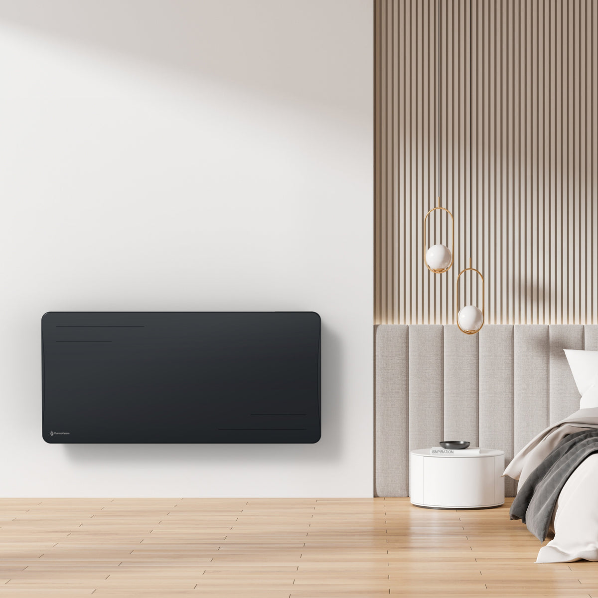 Radiateur électrique noir