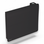 Radiateur électrique connecté 1500W double système de chauffe horizontal Noir Cira